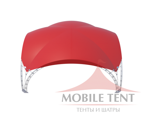 Арочный шатёр 10х10 — 100 м²(V) Схема