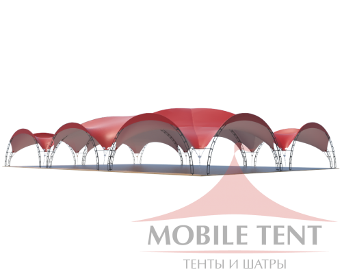 Арочный шатёр 30х20 — 600 м² Схема 3