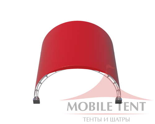 Арочный шатёр 6х5 — 30 м² Схема