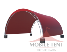 Арочный шатёр 16х16 — 256 м² (B) Схема 4
