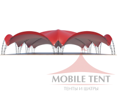 Арочный шатёр 30х20 — 600 м² Схема 2