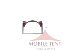 Арочный шатёр 5х5 — 25 м²(V) Схема 2