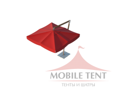 Зонт для кафе Premium Side 3х3 Схема